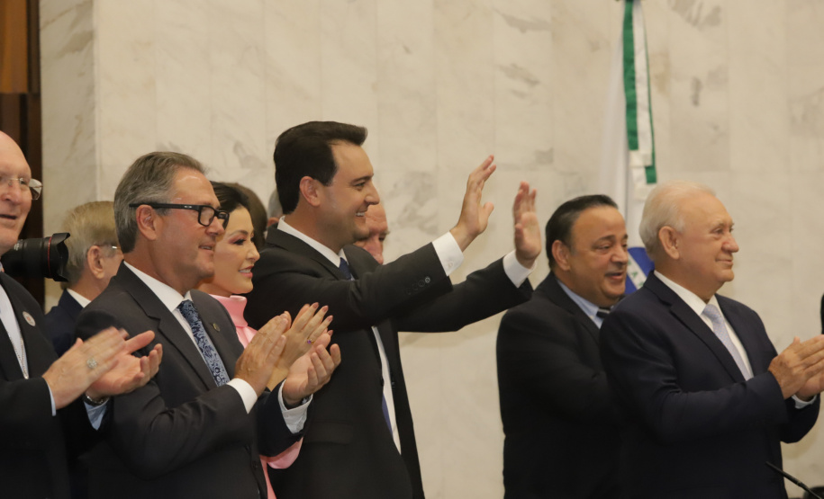 Posse do governador Carlos Massa Ratinho Junior e do vice-governador Darci Piana.