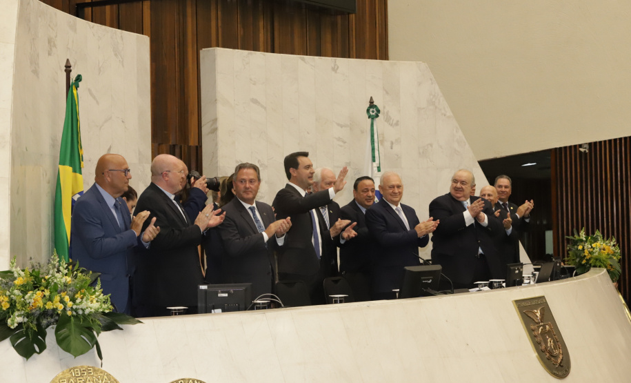 Posse do governador Carlos Massa Ratinho Junior e do vice-governador Darci Piana.