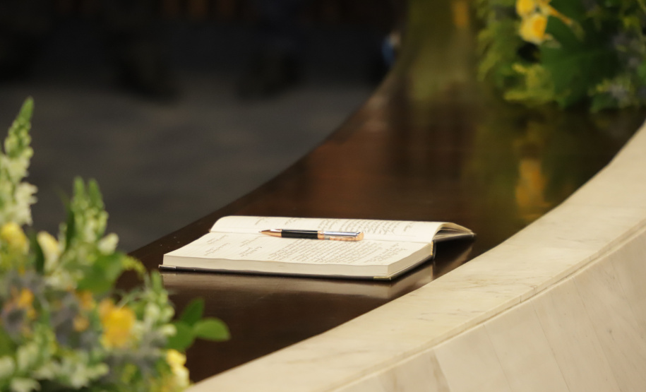 Posse do governador Carlos Massa Ratinho Junior e do vice-governador Darci Piana.