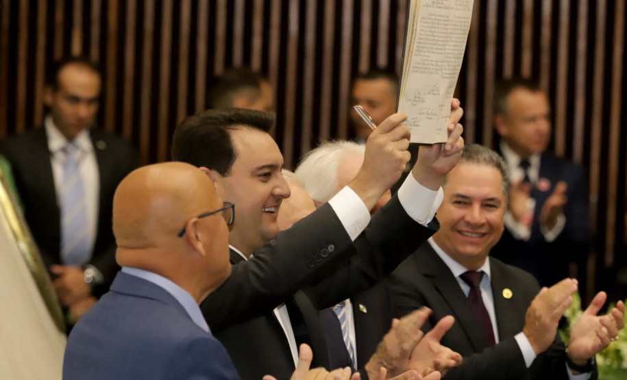 Posse do governador Carlos Massa Ratinho Junior e do vice-governador Darci Piana.