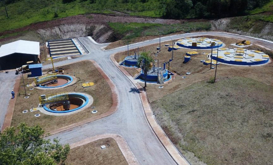 Estrutura implantada vai tratar 100% do esgoto coletado