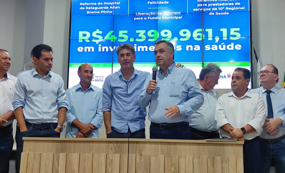 Saúde confirma mais de R$ 45 milhões em investimentos para a Região de Cascavel