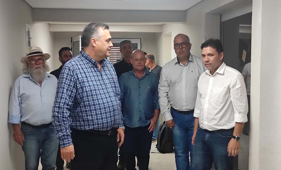 secretário de Estado da Saúde, Beto Preto, realizou uma visita às obras de reforma e ampliação do Hospital Municipal de Ibaiti.