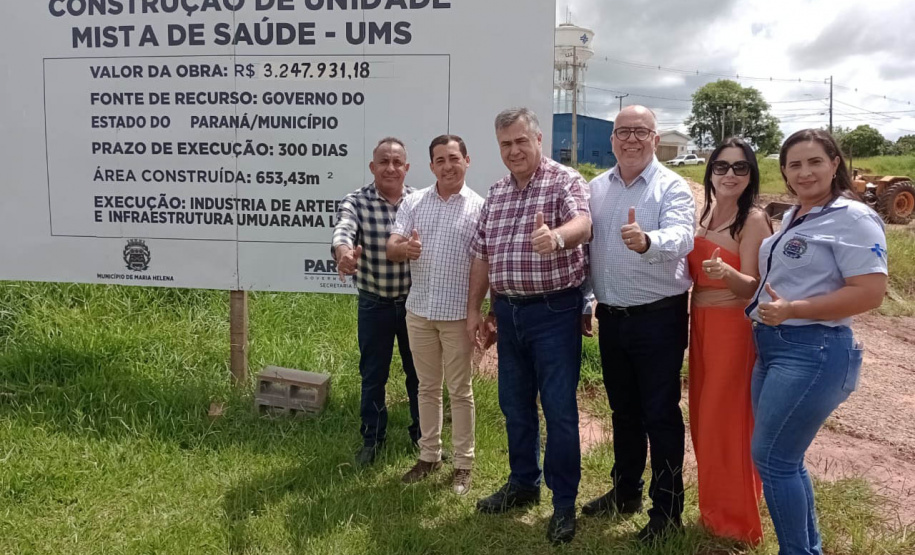 Primeira Unidade Mista de Saúde do Paraná já está em fase de construção
