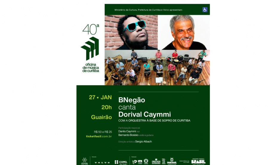 Teatro Guaíra recebe grandes espetáculos da 40ª Oficina de Música