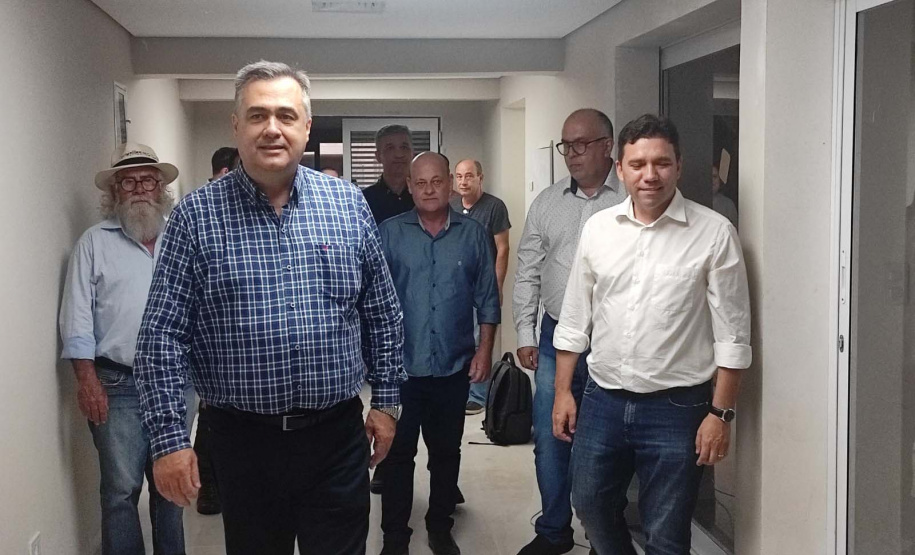 secretário de Estado da Saúde, Beto Preto, realizou uma visita às obras de reforma e ampliação do Hospital Municipal de Ibaiti.