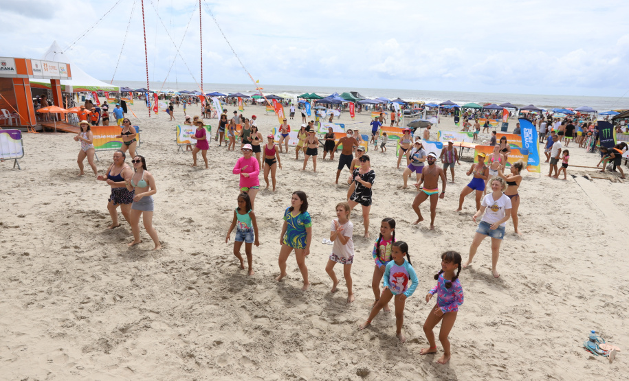 Esporte conclui a terceira semana com mais de 470 mil atendimentos no Verão Maior Paraná