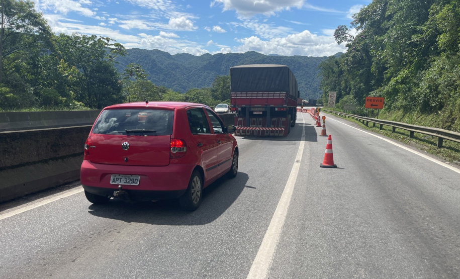 DER inicia nova etapa da recuperação da BR-277 no Litoral nesta segunda-feira