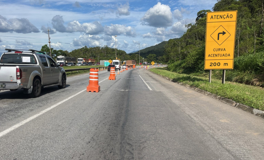 DER inicia nova etapa da recuperação da BR-277 no Litoral nesta segunda-feira