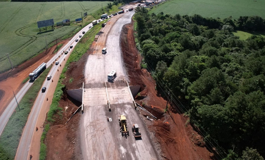 Com trecho do Show Rural pronto, duplicação avança na BR-277 em Cascavel