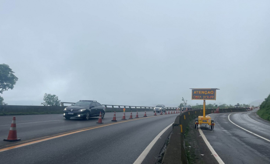Sem interrupções, avançam obras emergenciais na BR-277
