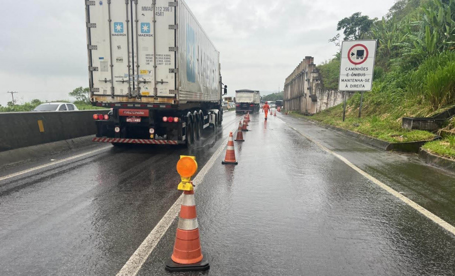 Sem interrupções, avançam obras emergenciais na BR-277