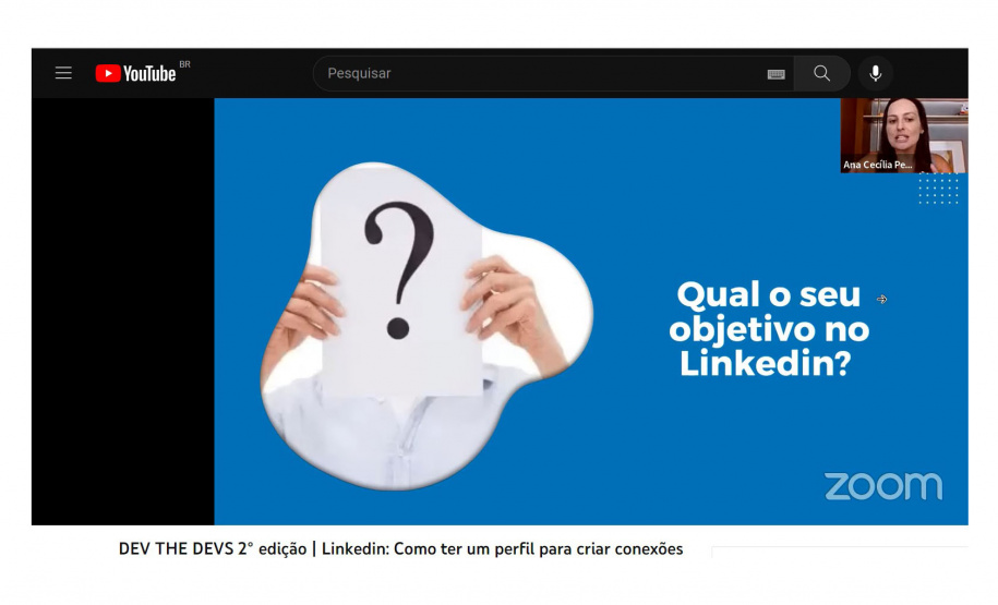 Programa de desenvolvedores para alunos da Rede Pública realizado pelo BRDE, transmite live sobre perfil no LinkedIn