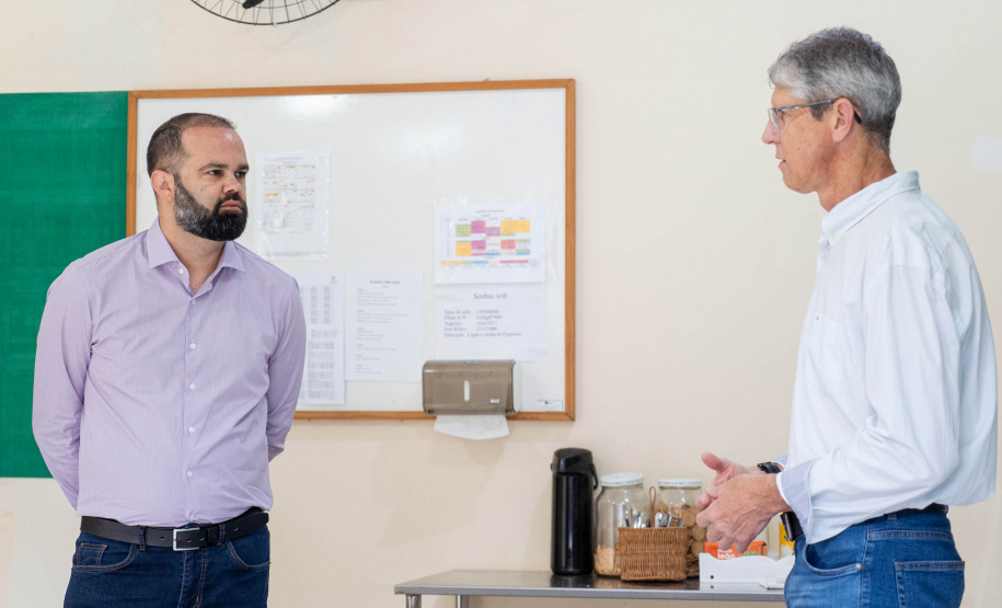 Secretário de Estado da Educação, Roni Miranda visita Colégio Estadual Augusto Vanin, em Campo Largo