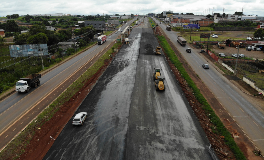 Com terraplanagem concluída, duplicação da BR-277 em Guarapuava entra na reta final