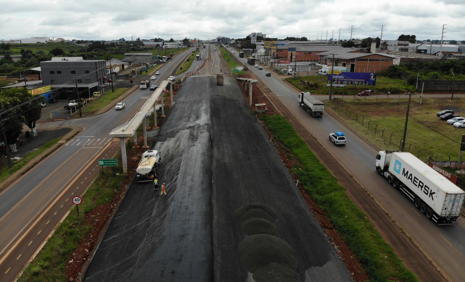 Com terraplanagem concluída, duplicação da BR-277 em Guarapuava entra na reta final