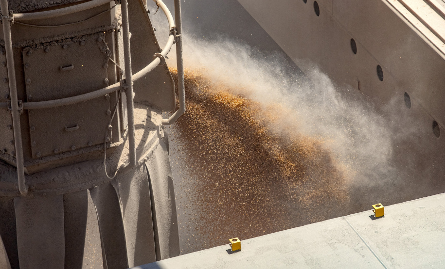 Volume de milho embarcado em janeiro, pelo Porto de Paranaguá, está 161% maior