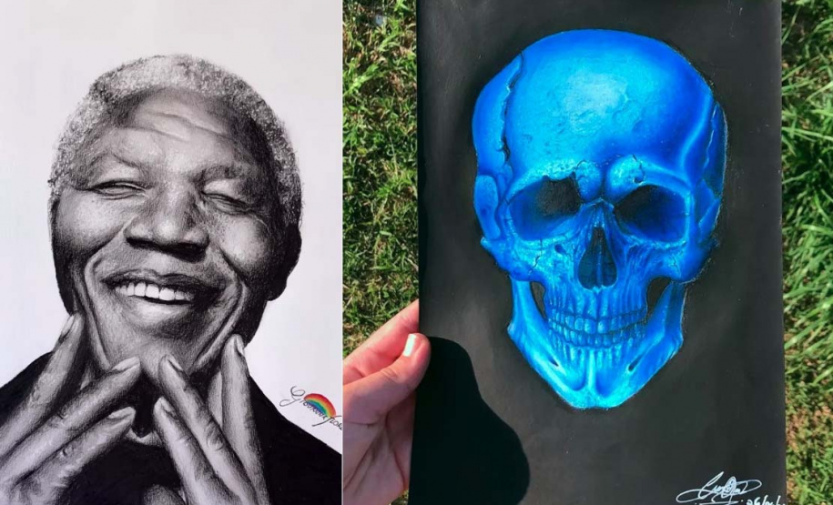 Aluna da rede estadual é convidada a expor obras em Paris, no mês de outubro