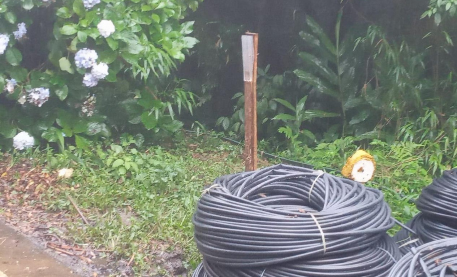 Obras estrada da Graciosa