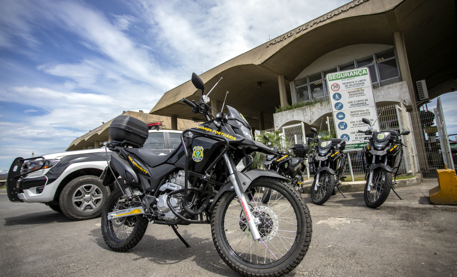 Com maior mobilidade, novas motos reforçam segurança nos portos do Paraná