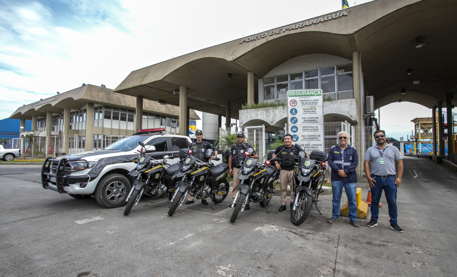 Com maior mobilidade, novas motos reforçam segurança nos portos do Paraná