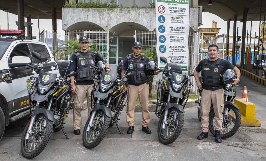 Com maior mobilidade, novas motos reforçam segurança nos portos do Paraná