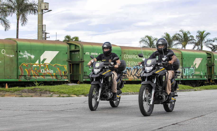 Com maior mobilidade, novas motos reforçam segurança nos portos do Paraná