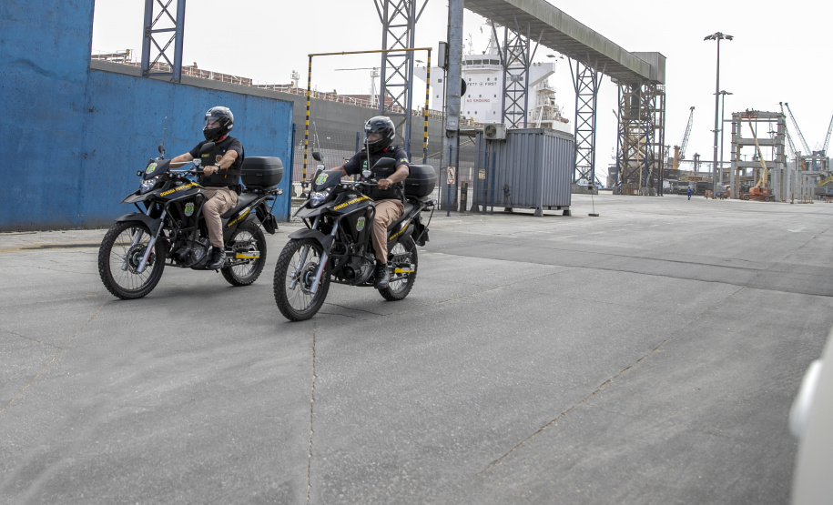Com maior mobilidade, novas motos reforçam segurança nos portos do Paraná