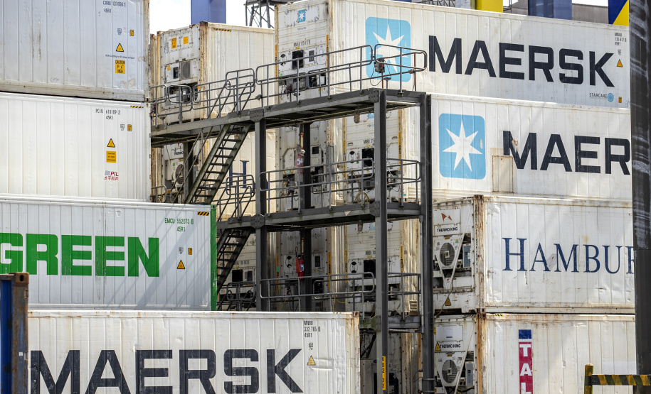 Exportação de carne cresce 13% Porto de Paranaguá