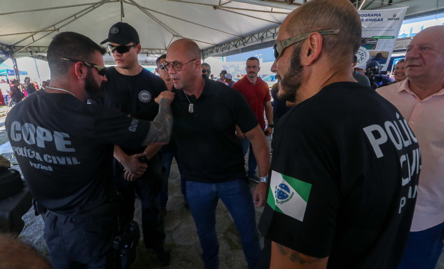 Segurança encerra atividades do Litoral Cidadão com última exposição em Paranaguá