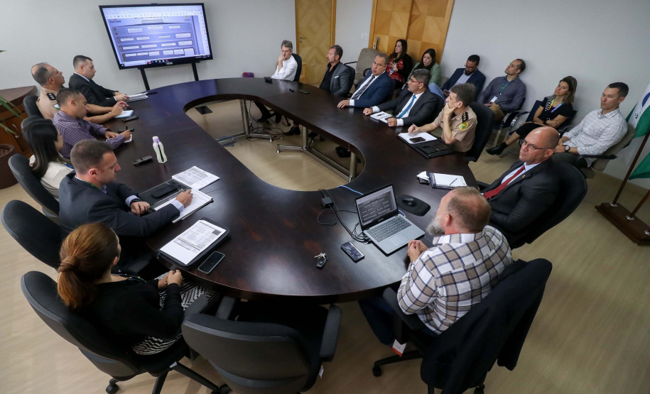 Secretário Hudson conclui agenda de encontros com representantes das forças de segurança