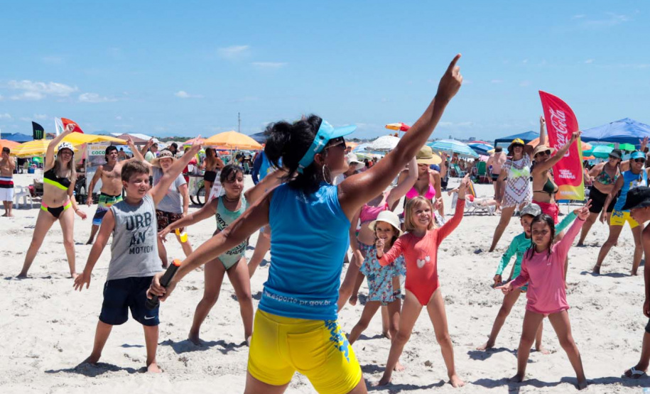 Verão Maior Paraná atende cerca de 150 mil veranistas em atividades esportivas e de lazer durante a primeira semana