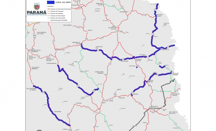 DER vai investir R$ 60 mi na conservação de rodovias do Norte, Norte Pioneiro e Vale do Ivaí