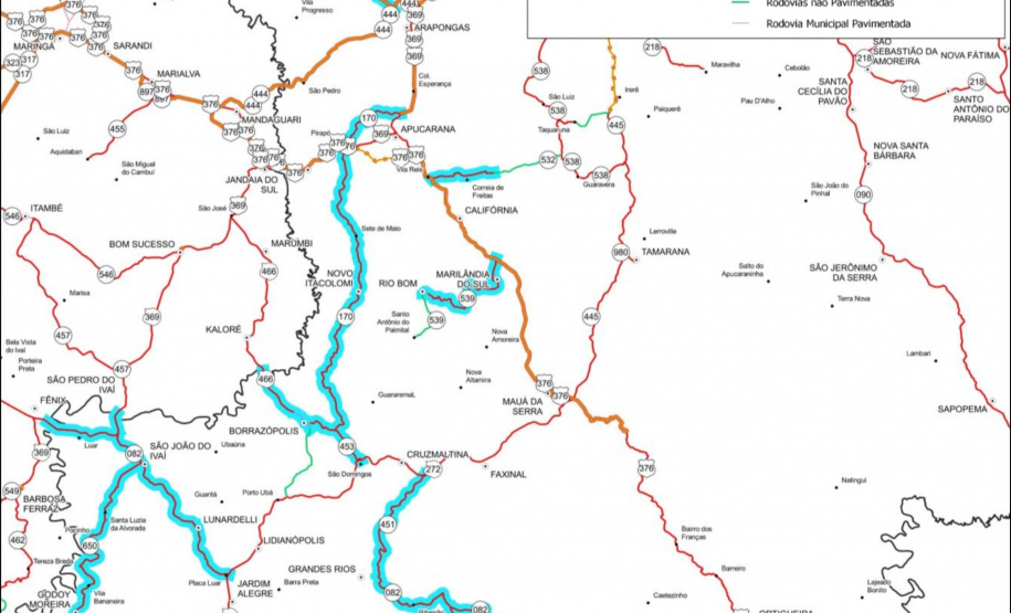 Licitação para conservação de 363,84 km rodovias do Norte e Norte Pioneiro chega na fase final