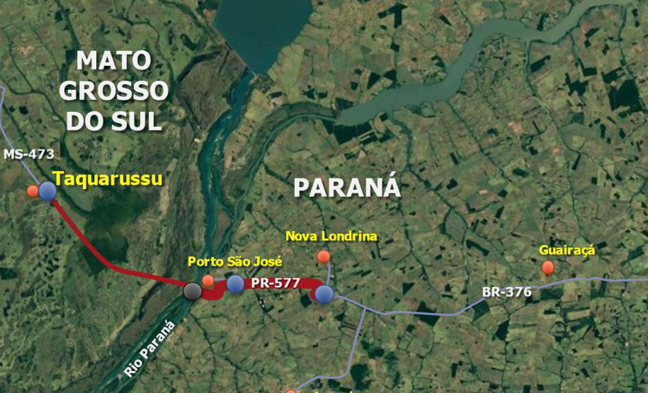 Estado lança edital para estudos de nova ponte de ligação com Mato Grosso do Sul