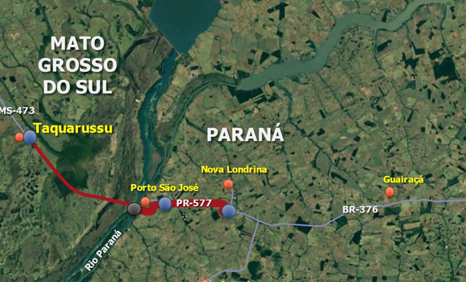 DER define arrematante de licitação para estudos da nova ponte de ligação com o MS