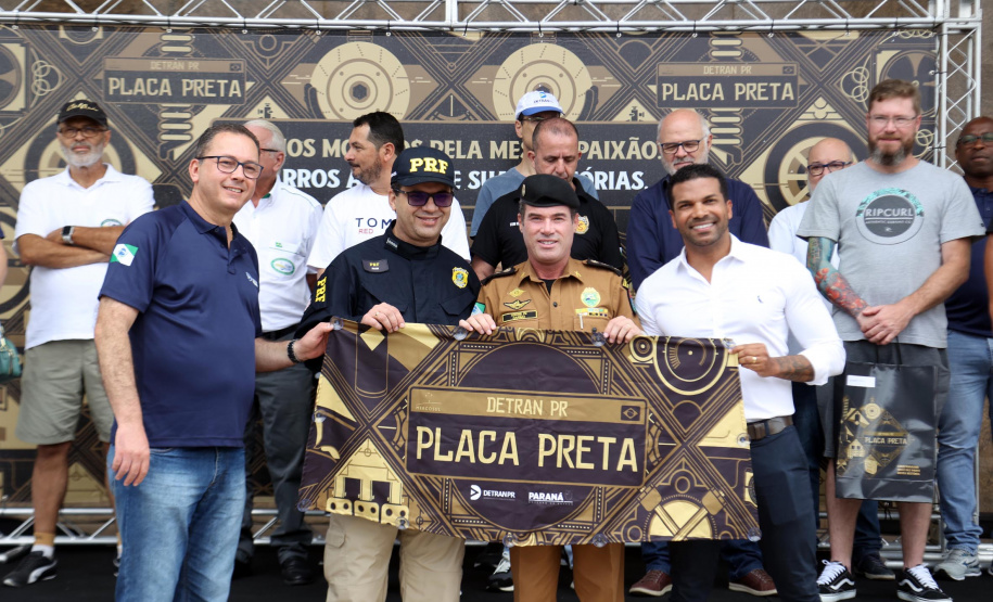 detran - placa preta