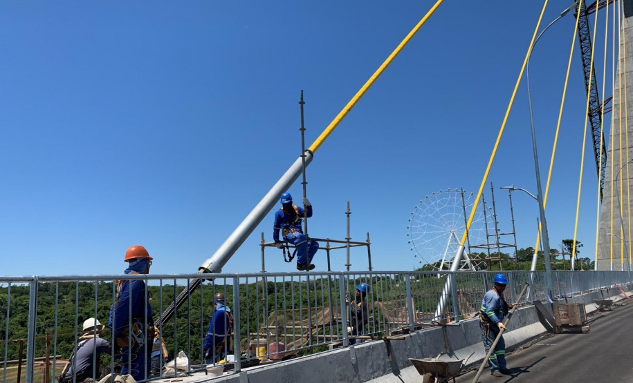 Viaduto da BR-277 ganha forma na nova Perimetral Leste em Foz do Iguaçu [DM]
