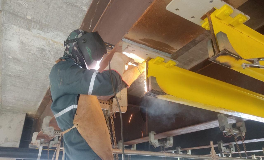 Viaduto da BR-277 ganha forma na nova Perimetral Leste em Foz do Iguaçu [DM]