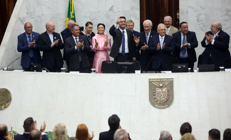 Posse do governador Carlos Massa Ratinho Junior e do vice-governador Darci Piana.