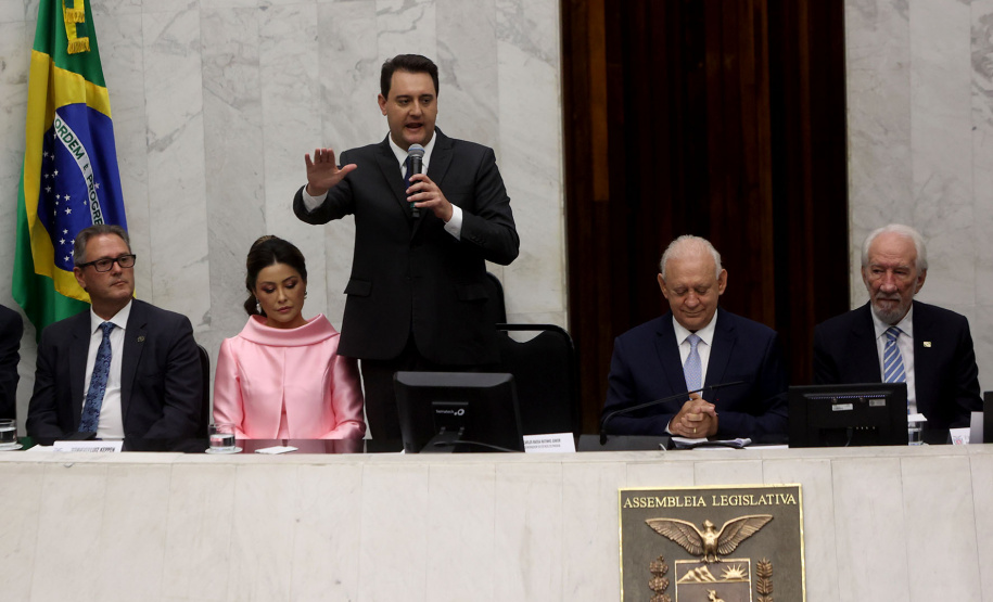 Posse do governador Carlos Massa Ratinho Junior e do vice-governador Darci Piana.