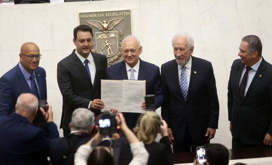 Posse do governador Carlos Massa Ratinho Junior e do vice-governador Darci Piana.