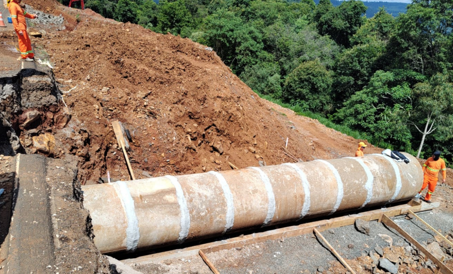 Governo investe R$ 7,65 milhões para recuperação emergencial da PR-170 em Bituruna