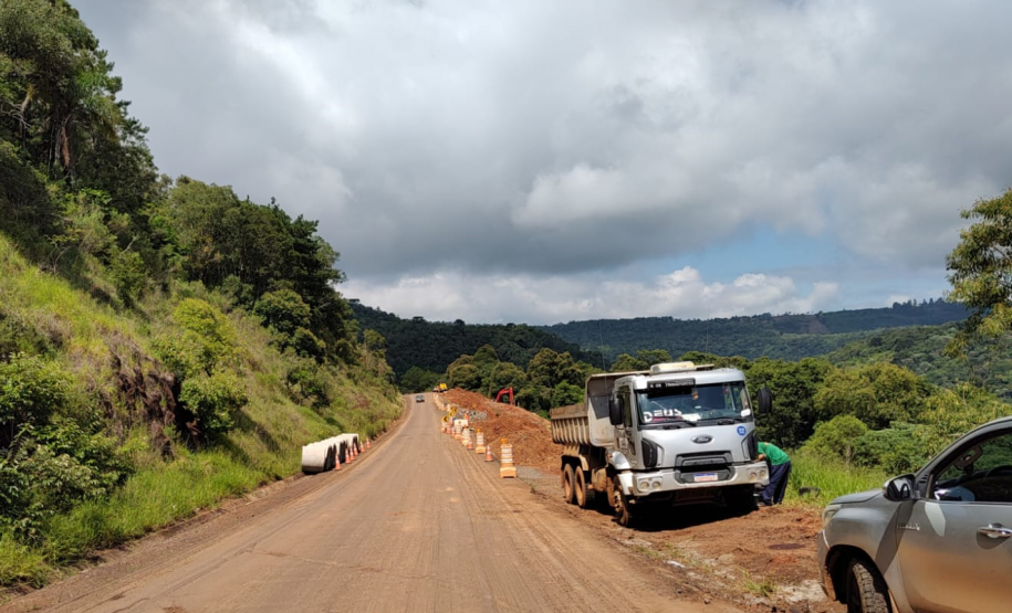 Governo investe R$ 7,65 milhões para recuperação emergencial da PR-170 em Bituruna