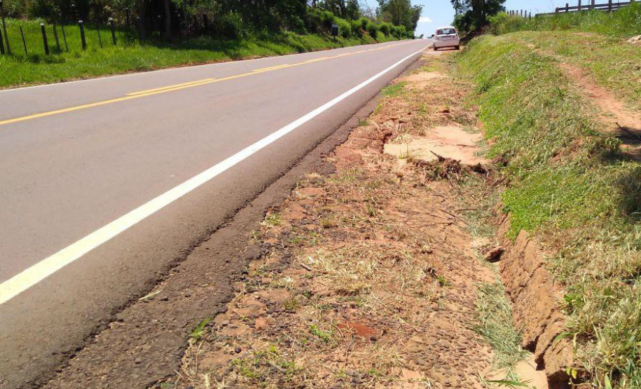 Rodovia entre Umuarama e Xambrê terá acostamentos reformados