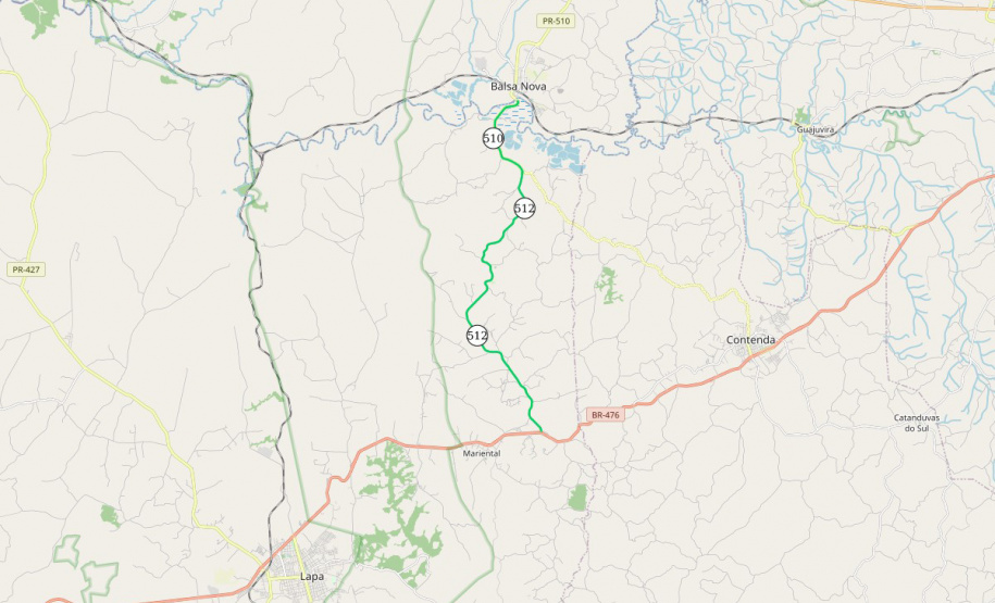 DERPR inicia estudos para pavimentar rodovia entre Balsa Nova e Lapa na RMC
