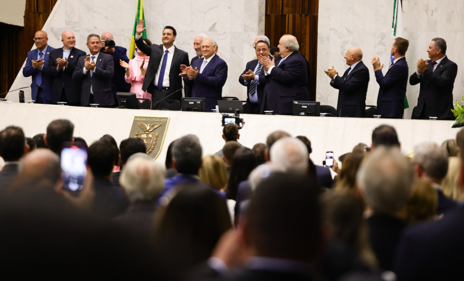 Posse do governador Carlos Massa Ratinho Junior e do vice-governador Darci Piana.