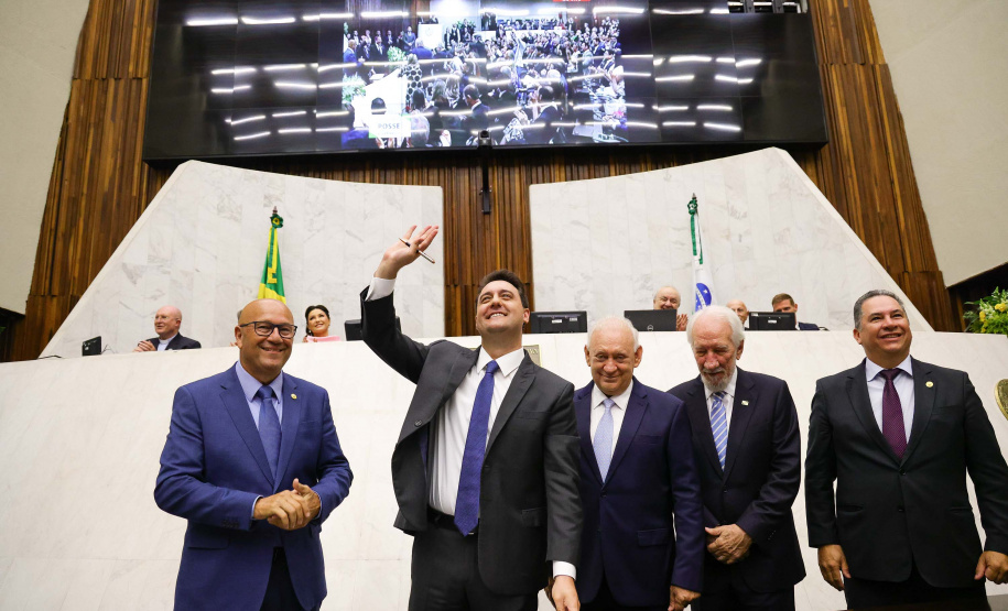 Posse do governador Carlos Massa Ratinho Junior e do vice-governador Darci Piana.