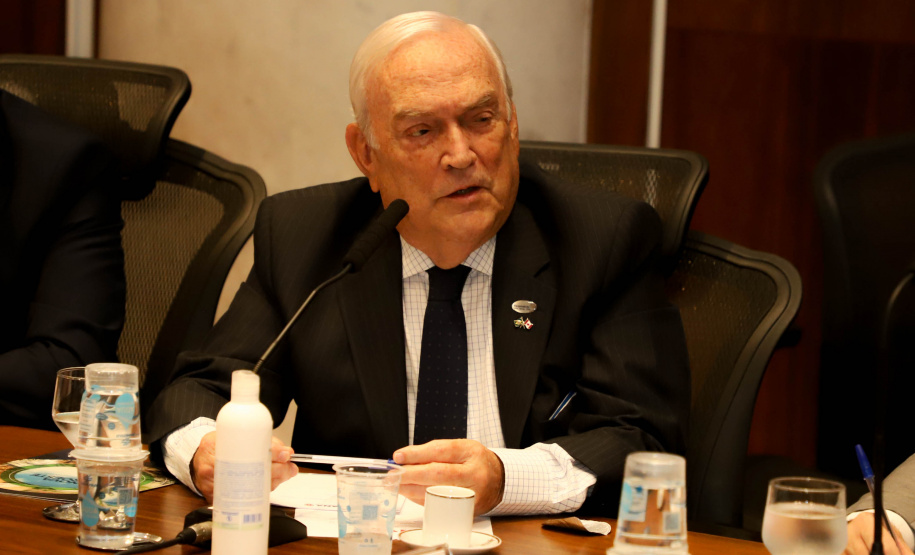 Vice-Governador Darci Piana em reunião com a Câmara de Comercio Brasil Canada.