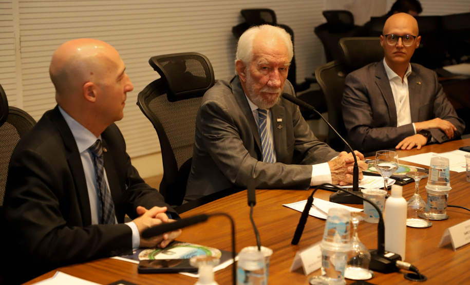 Vice-Governador Darci Piana em reunião com a Câmara de Comercio Brasil Canada.